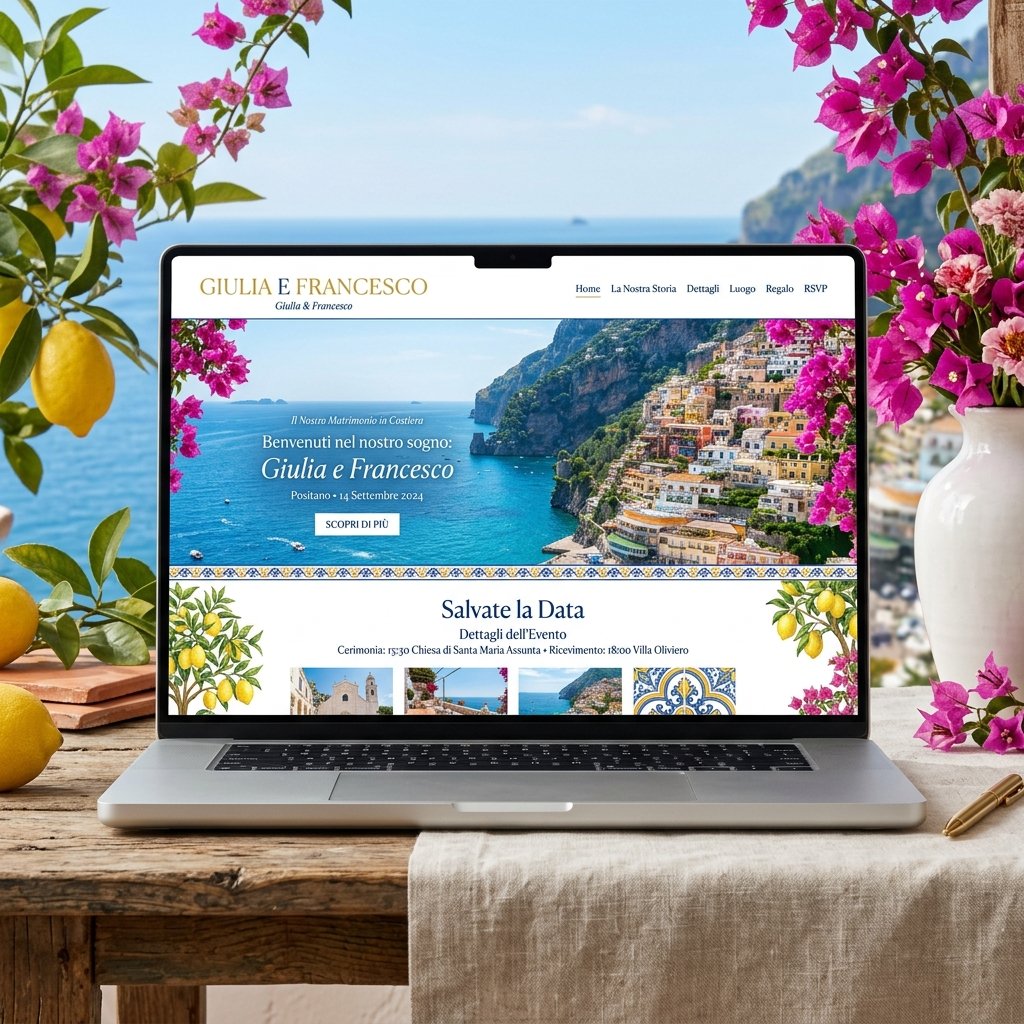 Anteprima template Mediterraneo — Amalfi, mare azzurro